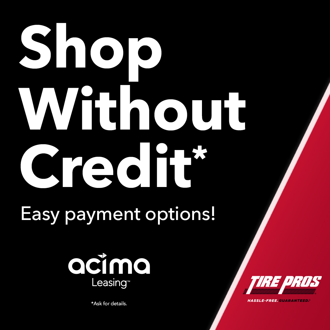 ACIMA Financing Available at Barnes Tire Pros in Jasper, TN 37347